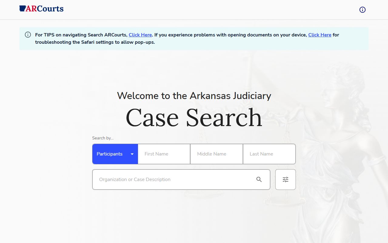 Cleveland County court records after jail arrest search screen